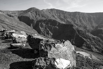 mountain landscape in Ras Al Khaimah
