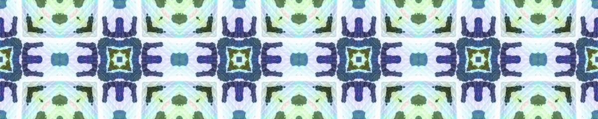 Boho Watercolor Pattern. Green, Blue, Red, Indigo Seamless Texture. Seamless Tie Dye Rapport. Ikat African Print. Abstract Shibori Print. Hand Drawn Boho Watercolor Pattern.