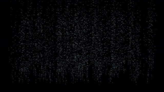A lot of bubbles float up from lower with 3d rendering include alpha channel.