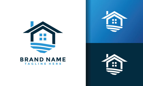 real estate water logo