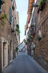 Tuscany, Italy, Chianciano Terme, old town impressions.