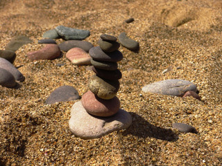 stones on the seaside