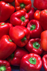 Red Bell Peppers or Capsicums