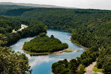 river in the mountains