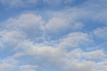blue sky with clouds