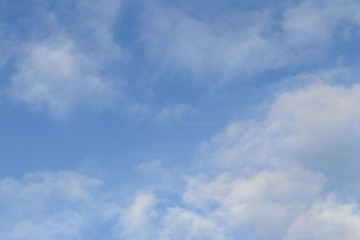 blue sky with clouds