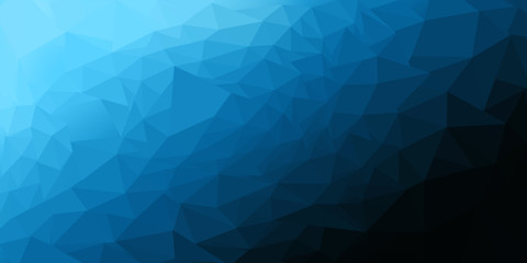 Blue low poly