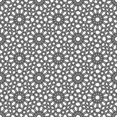 Girih diecut background. Seamless pattern. Laser cut. Islamic prints for laser cutting. Islam star. Arabic style. Traditional muslim symbol. Girih ornate design for prints. Moroccan motif. Vector