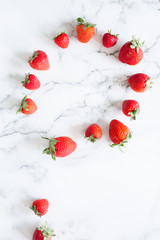 Whole Red Ripe Strawberries