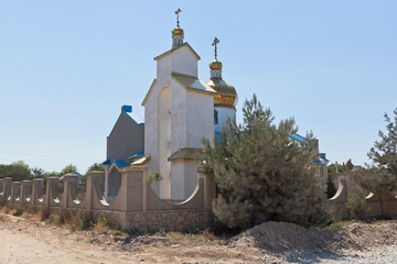 Church of St. Barbara the Great Martyr in the village of Olenevka, Black Sea region, Crimea