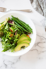 Avocado Salad with Chicken Salad Scoop