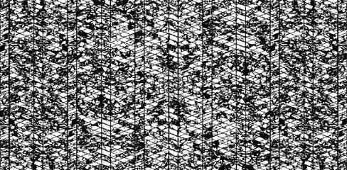 Rough texture. Broken plaster wall effect. Grunge worn damask pattern design. Distressed fabric texture. Overlay texture design. Vector illustration. Eps10.