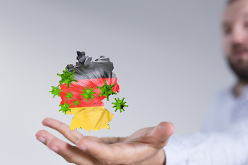 epidemic coronavirus 2019-nCoV 3d germany