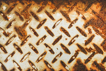 Grunge metal texture background,Metal sheet floor in industrial factory,rust steel floor plate background.
