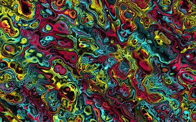 colored fractal grunge decor background