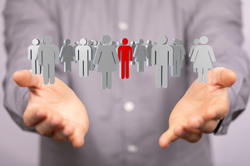 Digital Network and data concept.