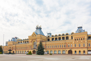 Obraz premium NIZHNY NOVGOROD Yarmarka, built in 1817 (Main Fair building or Trading house or Exhibition Hall)
