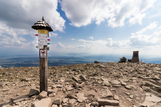 Babia G&oacute;ra - drogowskaz