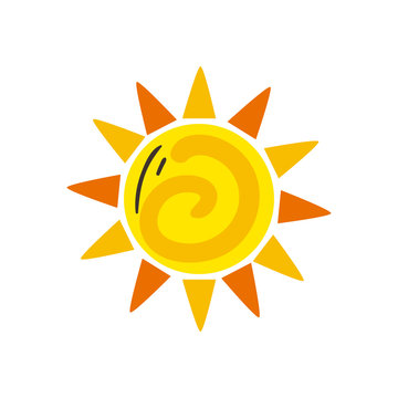 mexican sun free form style icon vector design