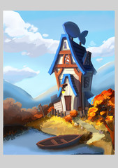 house on the mountain