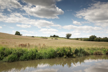 Fototapeta na wymiar waterways channels of england