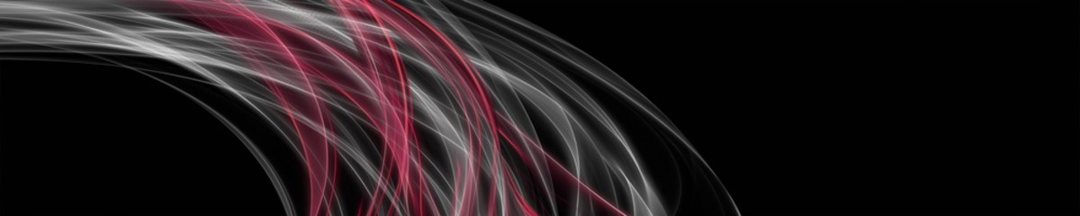 Obraz premium Powerful wave panorama background design illustration
