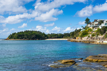 Obraz premium Manly seafront leading to Shelly beach. Sydney's northern beaches. New South Wales. Australia. 