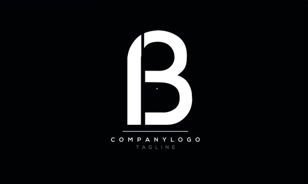 Alphabet letters Initials Monogram B3,3B,3 and B