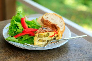 おしゃれなカフェの食事