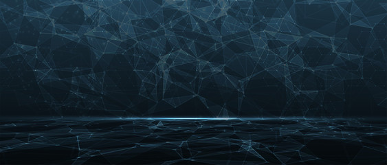 Technology data background, idea of global business solution