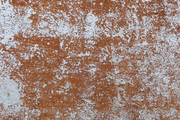 texture of old painted rusty metal