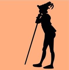 Man silhouette