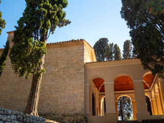 Famous "Notre Dame de Vie" Our Lady of Life chapel in Mougins French Riviera France