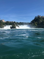 waves breaking on the rocks