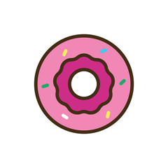 Donuts icon vector design templates