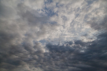 Naklejka na ściany i meble Cloudy sky contrast texture background