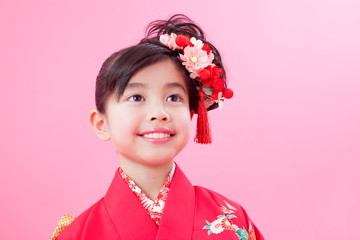 振袖姿の女の子