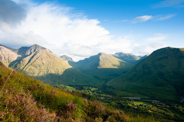 Mountains at Glencoe, Scottish highlands. UK.