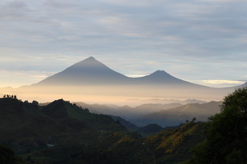 Muhavura and Gahinga Volcanoes