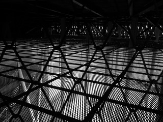 Between bars