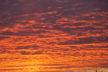 Red and orange sunset sky texture backgrounds