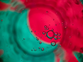 Water drops in Bangladesh flag