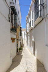 Fototapeta na wymiar Arcos de la Frontera. Typical white village of Spain in the province of Cadiz, in Andalusia