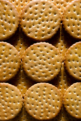 Stunning Round sweet cookies filled with tasty chocolate cream