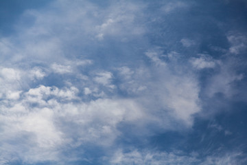 Contrast cloudy sky texture background