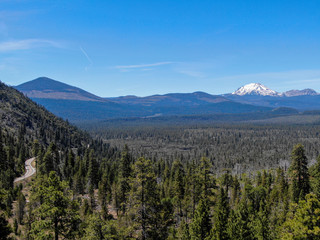 Mt. Lassen in the Sierra Nevada mountains