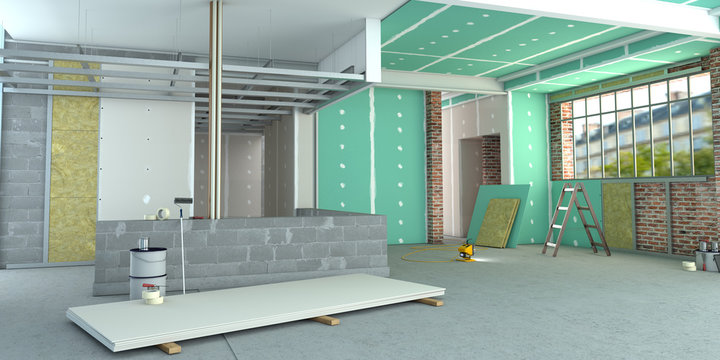 Interior remodeling