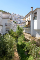 Fototapeta na wymiar Setenil de las Bodegas. Grazalema. Typical white village of Spain in the province of Cadiz in Andalusia, Spain