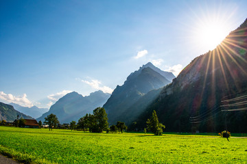 Light over the mountain