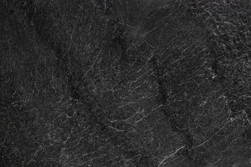 Dark grey black slate background or texture.